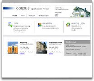 Immobilienportal für die Corpus Immobilien Gruppe