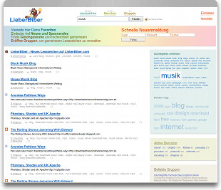 Social Bookmarking Plattform LieberBiber
